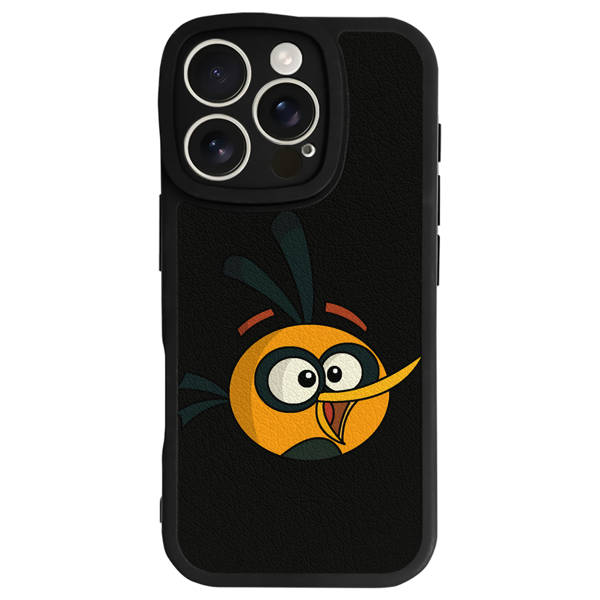 （画像用） Angry Birds アングリーバード 【iPhone 16シリーズ対応】シリコンスマホケース（レザー調） 材質：シリコン